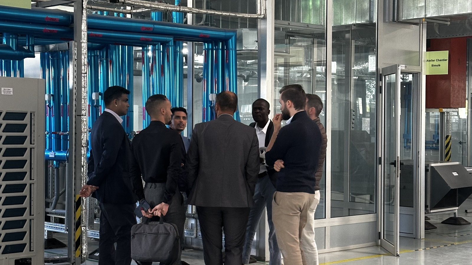 Sentinel Earth and AMPF Vice President Said El Harch at the OFPPT training centre during validation